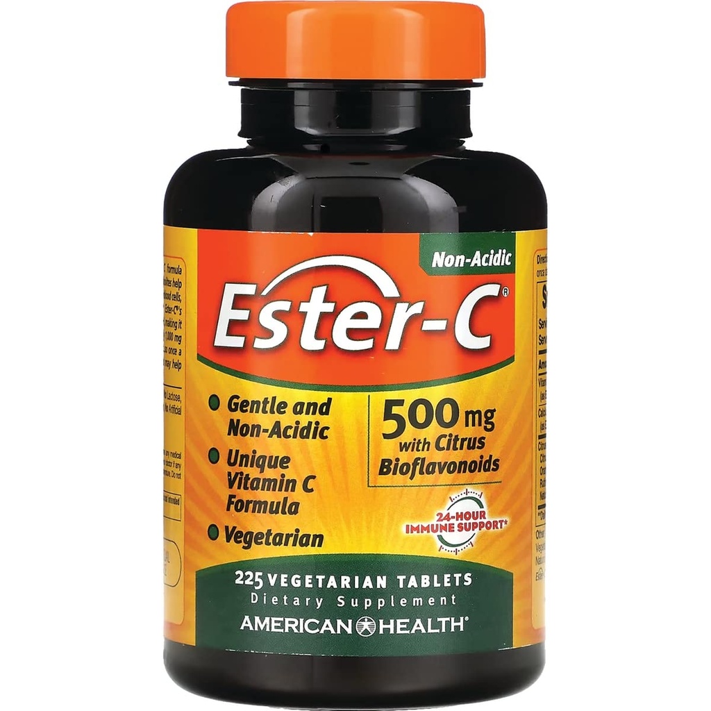 Ester- Vitamin C s Citrus Bioflavonoidy 500 miligramů 225 Veg Tabs