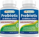 Nejlepší Naturals Probiotic 10 Strains 30 Miliardy Specable 120 Veggie Caps (120 Počet (balení po 2))