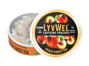 LyvWel Ultra Caffeine Pouch - Peach Sweet Tea - 225mg přírodní kofein s guaranou - Čistá energie pro focus & Mood - 1- Pack (15 Pouches)