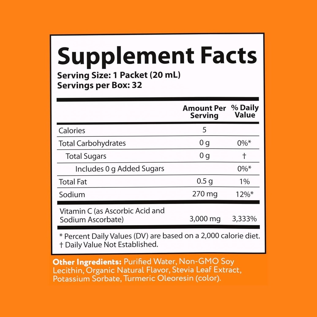 Aurora Nutrascience Mega- Liposomální vitamin C, 3000mg Vida Lifescience 32 oz Liqu
