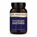 Dr. Mercola Full Spectrum Enzymy - 22 Různé enzymy - Podporuje trávicí a imunitní zdraví - Pomáhá diagnostikovat sacharidy, tuky, proteiny a fiber - Non- GMO, gluten- Free & Soy- Free - 90 Kapsle