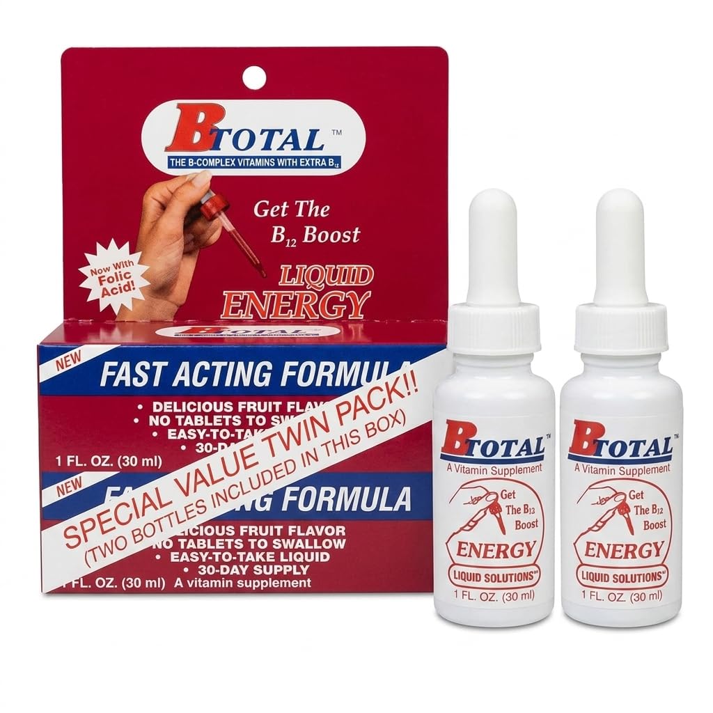 B- Total Solution - Sublingual B Vitamíny - Twin Pak