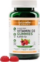 NatureWise Vitamin D3 5000 IU Gummies - Sugar- Free MixBerry Flavor - Vitamin D Gummies pro dospělé, podporuje imunitu, svalovina & síla kostí - Gelatin- Free, Non- GMO - 90 Gummies [45- Day Supply]
