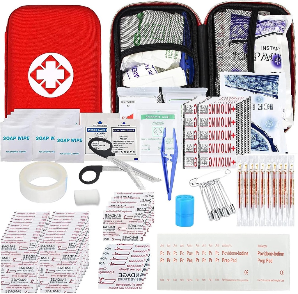 Auto první pomoc kits 275Pcs přežití Gear Home Travel Velikost malé nouzové Kit taktické cestování EVA Camping Essentials Backpack Sportovní kancelář Loď Naléhavá nehoda