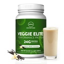 MRM Nutrition Veggie Elite Performance Protein 124; Vanilla Bean ochucené 124; Plant- based Protein Current124; Easy to Digest Current124; s BCAAs Current124; Vegan + Gluten- Free Current124; Klinicky testované Current124; Digestivní enzymy Current124; 30 Services