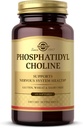 Solgar Fosfatidylcholin, 100 Softgels - Podpora zdravé kognitivní funkce - Odvozené od Lecithinu - Obsahuje Cholin pro neurotransmiter Acetylcholin - Gluten Free, Dairy Free - 50 Služeb