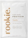 Rookie Wellness plant- based Probiotic Protein - Organic Pea Protein Powder with Complete Amino Acid Profile, Gut- Health Prebiotics & Probiotics, & Over 25 Vitamins & Minerals (10 Sachets, Vanilla)