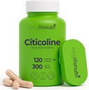 LongLifeNutri Citicolin (CDP- Cholin) 300 mg, 120 Vegetariánských kapslí, 4- měsíční dodávka, GMP Certified, Made in USA