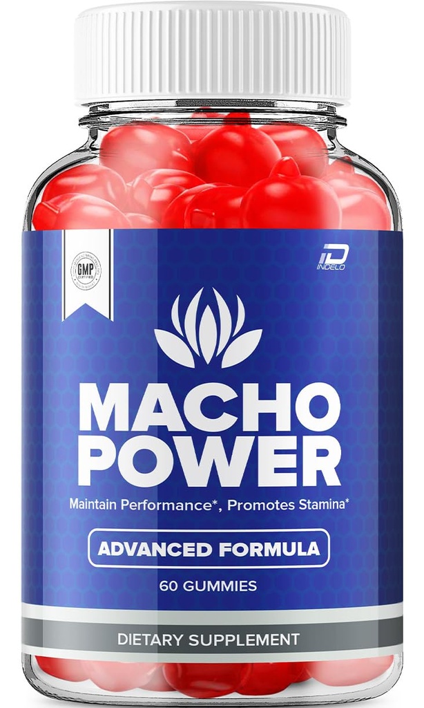 Macho Power Gummies pro muže - MachoPower Mužské Gummies All- přírodní doplněk, Power Macho Gummies Recenze (1 Pack - 60 Gummies)