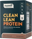 Nuzest - Pea Protein Powder - Clean Lean Protein, Premium Vegan Plant Based Protein Powder, Dairy Free, Gluten Free, GMO Free, Protein Shake, Rich Chocolate, 0.9 oz, (balení po 10)