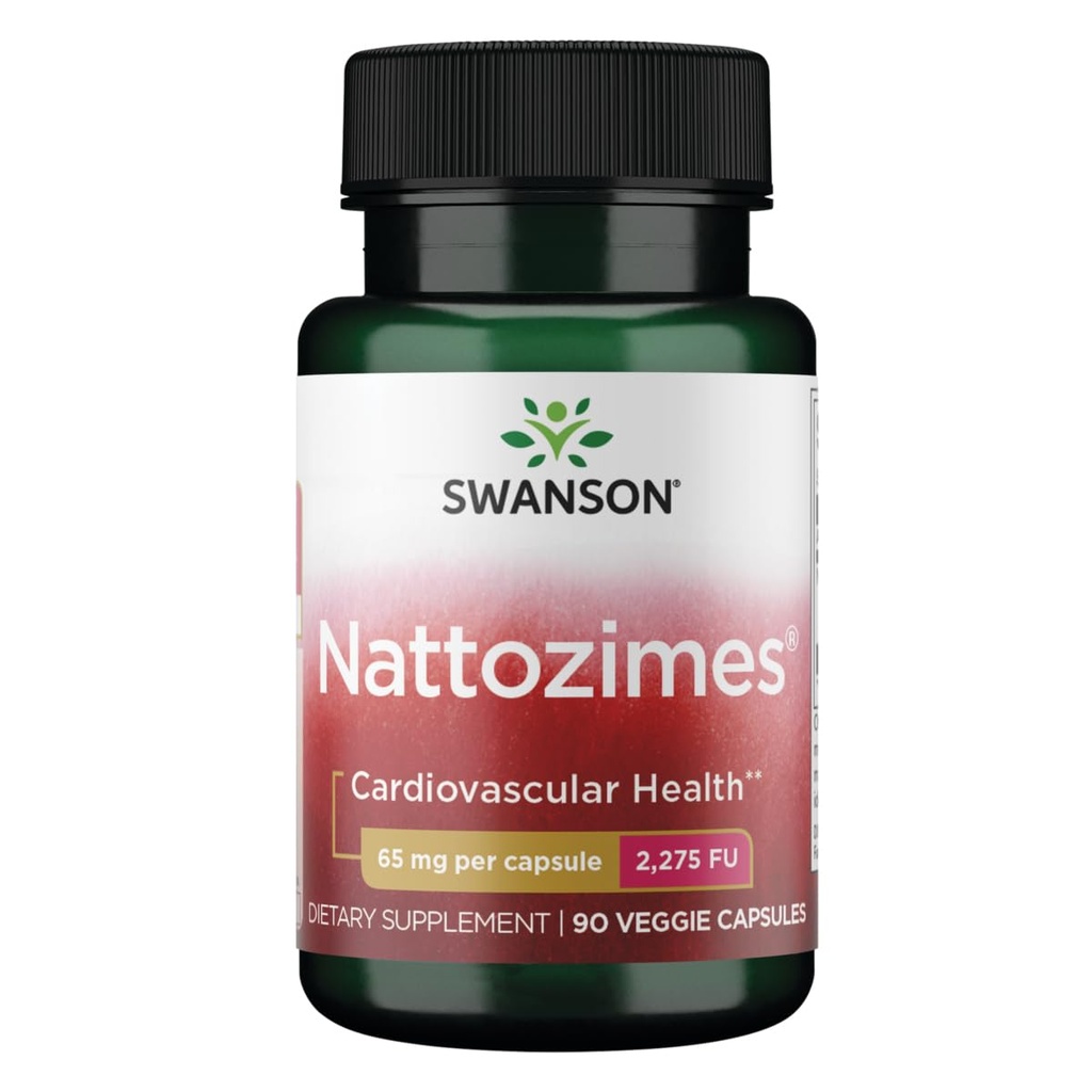 Swanson Nattozimes 65 miligramů / 2275 Fu 90 Veg Kapsle Enzyme