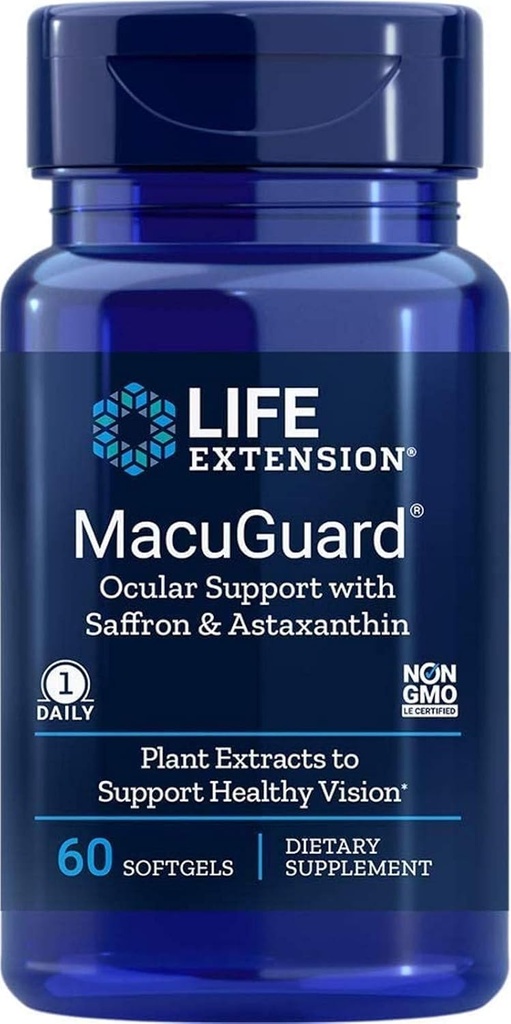 Life Extension Macuguard Oční Podpora Plus Astaxanthin, 60 softgels