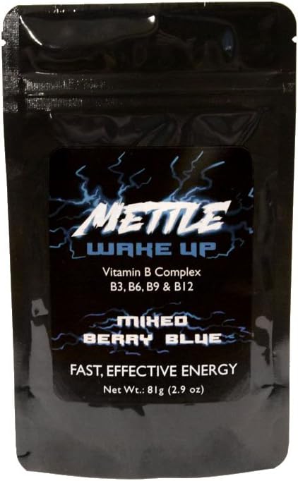 Energy Drink Powder - 25 Servingů 124; Cukr zdarma 124; 200mg Kofein - Metal Energy Drink Mix (Mixed Berry Blue)