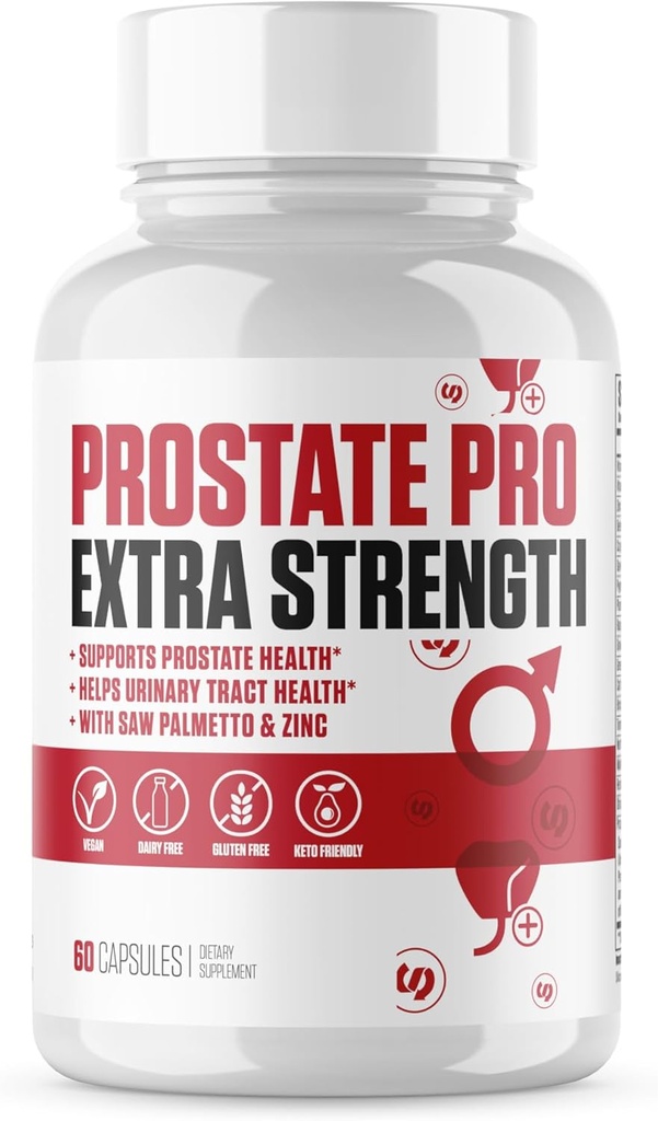 VITALUX 124; CLANEK 124; # 1 Hodnocené Premium Prostate Support Supplement CLANE124; CLANEK 124; Močové Tract Health, Pomáhá Prostate Function CLANE124; Ultra dávkovaný vzorec w / 30 Výkonné přísady CLANEX 124; třetí strana Testována + USA Made - 60 Kapsle