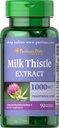 Puritan 's Pride Milk Thistle 1000mg, 4: 1 Extract (Silymarin), 90 Count