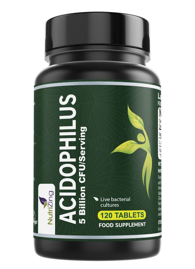 Vysoká síla NutriZing Lactobacillus Acidophilus 5bn CFU / Serving