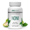 Americké nutricidy - Noni - 60 Kapsle - Výkonný adaptogen pro vyváženou energii - 100% celý ovocný prášek