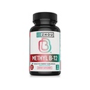 Zhou methyl B12 - methyl B-12 dodatek pro ženy a muže, vitamin B12 5000 mcg, Vegan Friendly, Cellular Energy and Nerve Function Support, Methylkobalamin - 60 Micro Lozenges