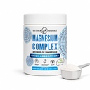 Komplex hořčíku Prášek - 8 typů hořčíku, L- threonátu (Magtein), glycinátu, malátu a více pro zdraví mozku, relaxaci, maximální absorpci - neochucené, 30 Služeb