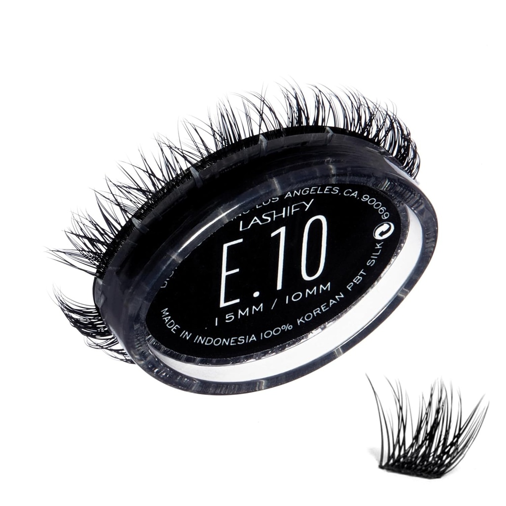 Lashify Extrémní 10mm Gossamer DIY Eylash Rozšíření Refill, Black, Easy False řasy Chcete-li přidat ohromný objem