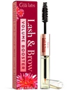 Gya Labs Lash and Brow Oil - 100% Natual Organic Castor Oil Eyelash & Eyebrow sérum pro řasy a obočí s Fuller- looking (0.34 Fl Oz)