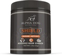 Štít Alergie Imunitní Supplement pro psy podle Alpha Dog Nutrition - 7 Nutritional Houbový prášek Komplex + Vitamin C na posílení imunity - až 60 Služení pro malé plemeno psů, 54g