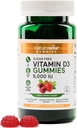 NatureWise Vitamin D3 5000 IU Gummies - Sugar- Free MixBerry Flavor - Vitamin D Gummies pro dospělé, podporuje imunitu, svalovina a síla kostí - Gelatin- Free, Non- GMO- 60 Gummies [1- Month Supply]