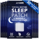 JJ CARE Sleep Patch 30 PCS, Spánkové pomůcky pro dospělé extra sílu, přírodní a toxický-volný spánkový Patch, Melatonin Patch pro denní použití, Melatonin přírodní Patch pro podporu spánku