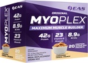 EAS Experimental and Applied Sciences Original Myoplex Maximum Muscle Builder, Meal Replacement Protein Drink Mix CUR 124; Quality Protein Blend Blend 124; 42g Protein CUR 124; 20 Indian Packet (Skořice Cereal Crunch)