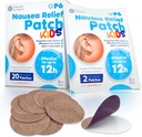 P6 Motion Nemoci Záplavy pro děti - Všechny přírodní moře Nemocenské Záplaty pro Cruise a auto - Non Drowsy Motion Patch pro děti - Bezpečné Motion Nemocenské Záplaty pro cestování