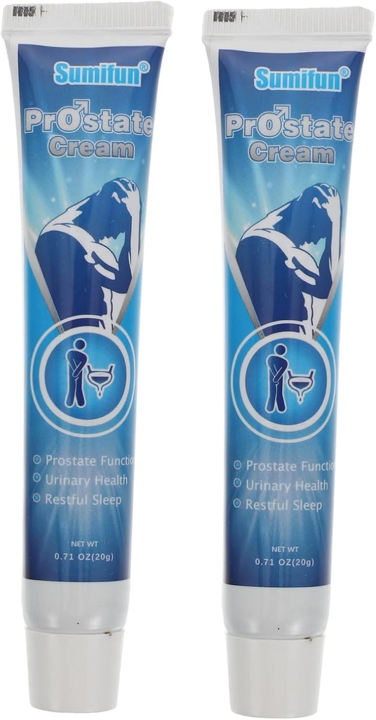 Healifty 2ks Prostate Cream Muži Prostate Health Supplement Moč Odstranění Cream Naléhavé příznaky Odstranění bílé