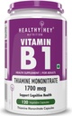 Vitamin B1 Thiamin - 120 Veg Kapsle