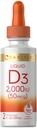 Carlyle Liquid Vitamin D3 IR 124; 2000 IU IR 124; 2 oz IR 124; Vegetarian, Non- GMO, a gluten Free Formule IR 124; 50mcg IR 124; Vitamin D Liquid Kapky pro dospělé