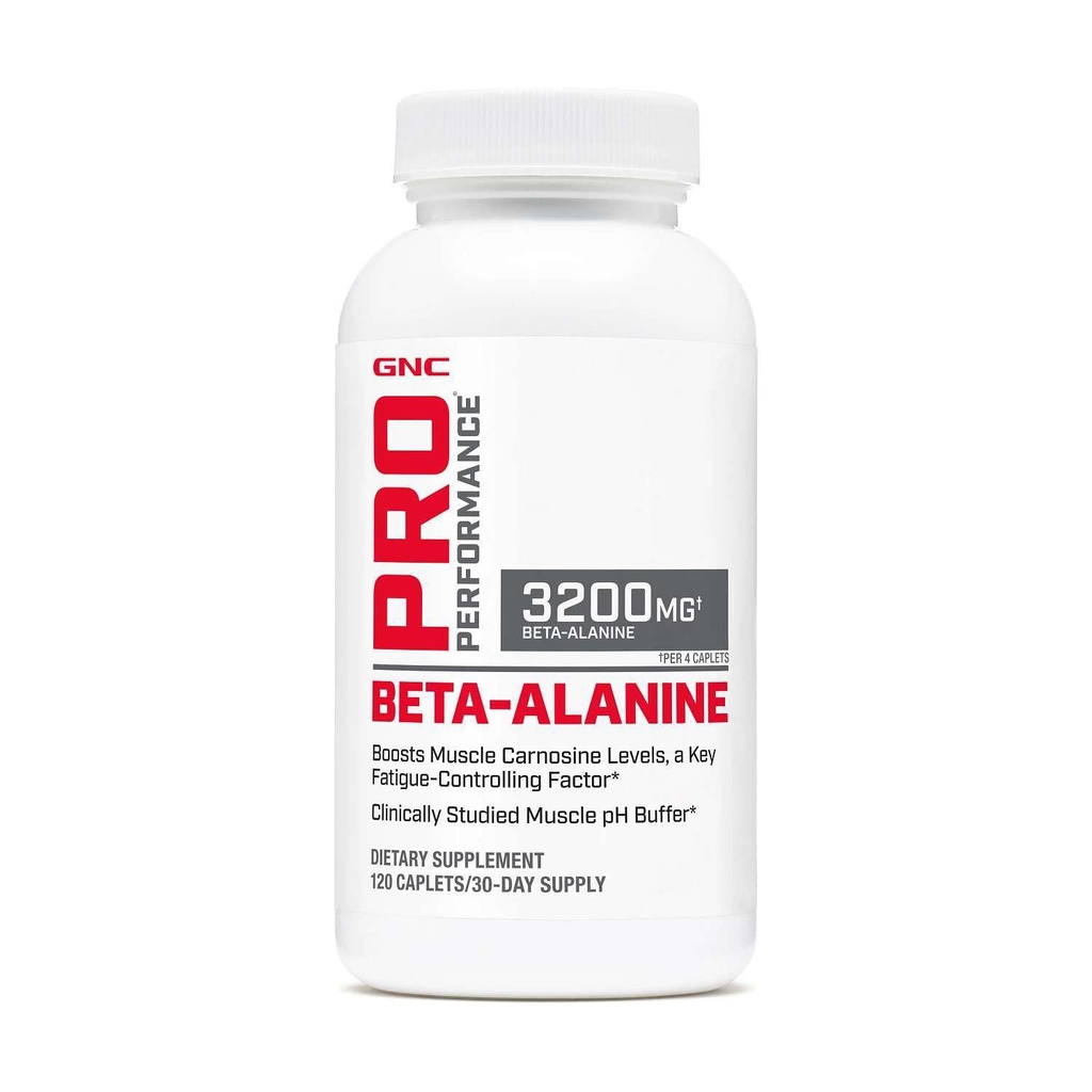 GNC Pro Performance Beta- Alanin, Zvyšuje výkon cvičení a snižuje svalovou bolestivost, ukázal zvýšit klíčový faktor únavy, třetí strana testován, Carnosyn, bez příchutí, gluten zdarma, 30 Svg