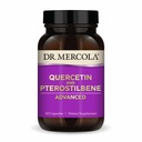 Dr. Mercola Quercetin & Pterostilbene Advanced - Podporuje Respirační a imunitní zdraví - 500 mg Quercetin - Vysoce -Biologická dostupnost Formule - Non- GMO, Gluten- Free & Soy Free - 60 Kapsle (30 Služeb)