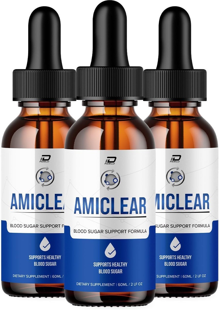 Amiclear kapky Zdravý vzorec - Dietní dodatek kapky - Extra síla amiclear kapalné kapky, Grape Seed, Amiclear kapky Recenze (3 Pack - 180 ML)