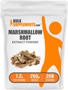 Bulksupplements.com Marshmallow Root Extract Powder - Marshmallow Root Supplement, Herbal Supplement - Gluten Free, 1.2g per Serving, 250g (8.8 oz) (balení po 1)