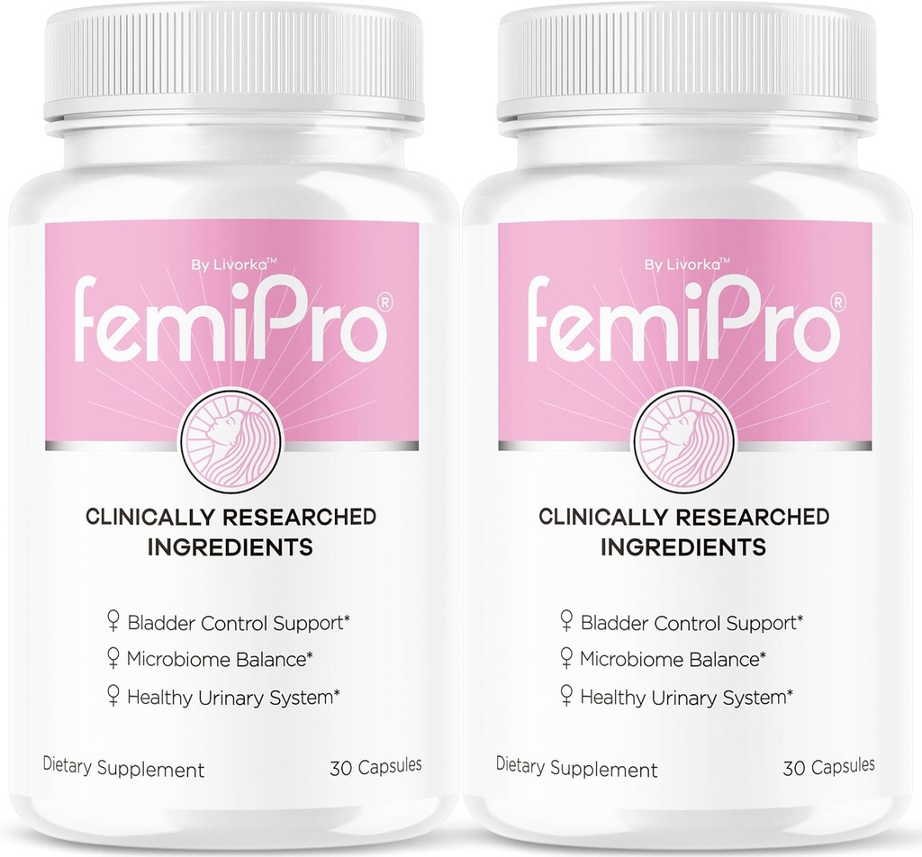 (2 Pack) FemiPro Blinder Control Pills - Původní FemiPro Kapsle, Femi Pro Blinder Control Supplement, Probitic FemiPro Pills pro celkové zdraví a Wellness Recenze, 60 Kapsle 2 měsíce
