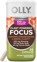 OLLY Focus Adaptogen, Ginseng, Gotu Kola, Příplatek podpory nálad, Vegetariánské Kapsle - 30ct