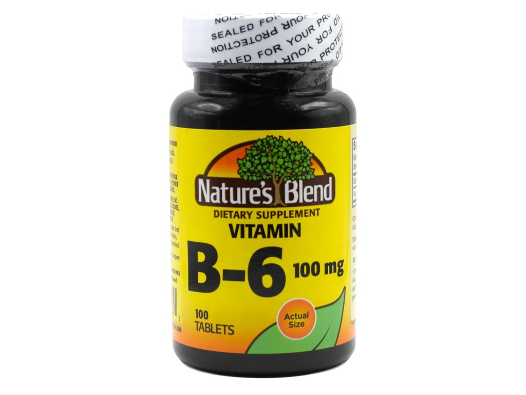 NAT B Vitamin B- 6 TB 100MG 100