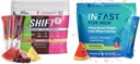 Real Ketones Intermitent Fasting Drink Mix Bundle for Weight Loss Support Shift Electrolytes Variety Pack & Intermitent Fasting Electrolytes for Men with BHB Exogeneous Ketones (30 Count Each)