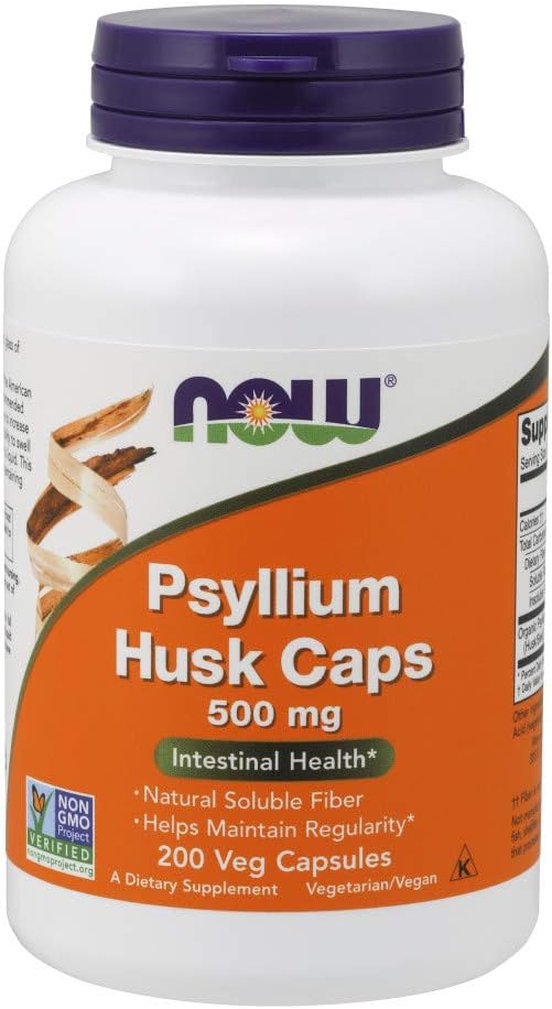 Nyní Psylium Husk 500 mg, 200 tobolek (balení po 3)