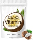 2- in-1 vitamin D3 K2 doplněk Softgel, 10000 IU VIT D3 + 200 MCG vitamin K2 (180 Pcs)