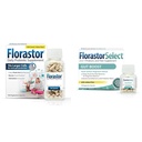 Florastor Probiotic Bundle for Digestion, Gut Health - 100 ct. Probiotika pro trávicí a imunitní zdraví + 30 ct. Gut Boost Daily Probiotic & Prebiotic - Boost dobré bakterie & Flush Out the Bad