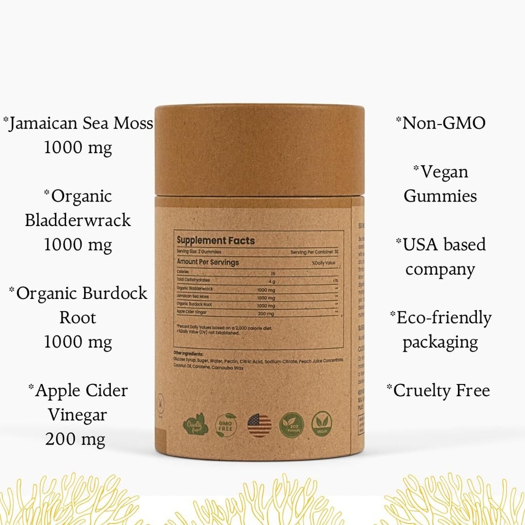 Jamajský Moss + jablečný ocet (Vegan Moss)