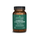Prominentní nutriční S- acetyl L- Glutathione Supplement - Klinicky zkoumaný emothion Acetylovaný glutathion pro normální detoxikaci jater Podpora a optimální antioxidační účinek, Vegan - 1 balení