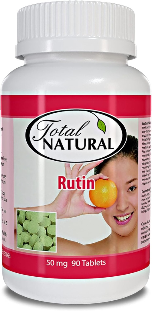 Rutin 50mg 90 tablet [1 lahvička], Nápověda Absorb a užitkový vitamin C, Zlepšené cévní zdraví, péče o zrak