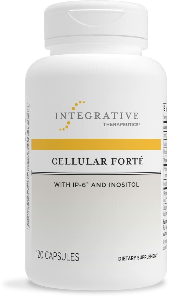 Integrační terapeutika Cellular Forte - Inositol dodatek pro imunitní systém a buněčnou podporu zdraví * - Obsahuje IP-6 - Vegan, gluten- Free & Dairy- 120 Kapsle (60 Služeb)