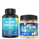 Sugar Free Lutein 20mg 40mg + Vegan Omega 3 DHA EPA