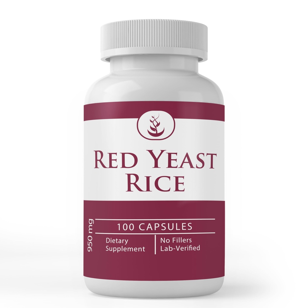 PURE Original INGREDIENTS Red Yeast Rice Extract, (100 kapslí) Vždy čisté, žádné přísady nebo plnidla, Laboratoř ověřen